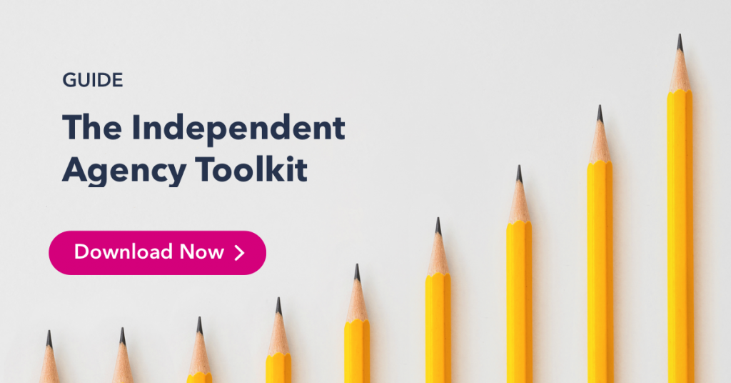 Click through to our independent agency toolkit guide. 
