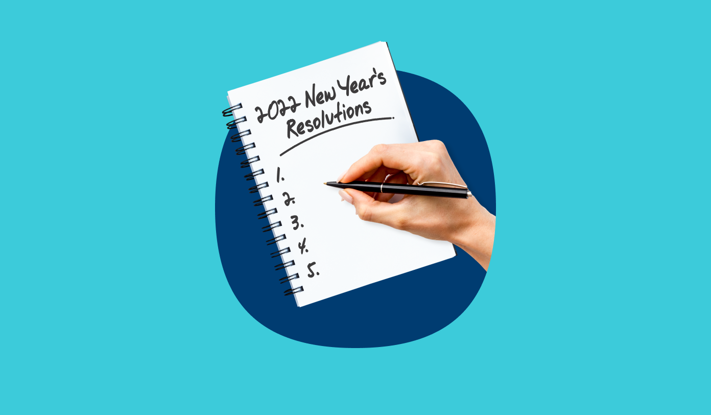 2022 new year's resolutions notepad